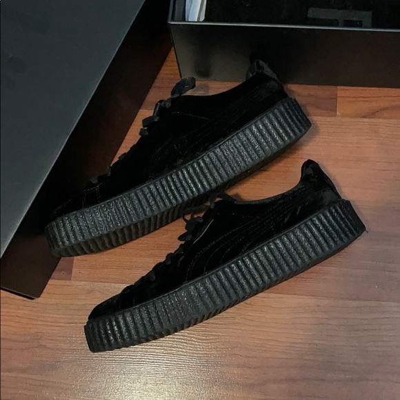 Fenty X Puma Velour Sneakers - Picture 1 of 7